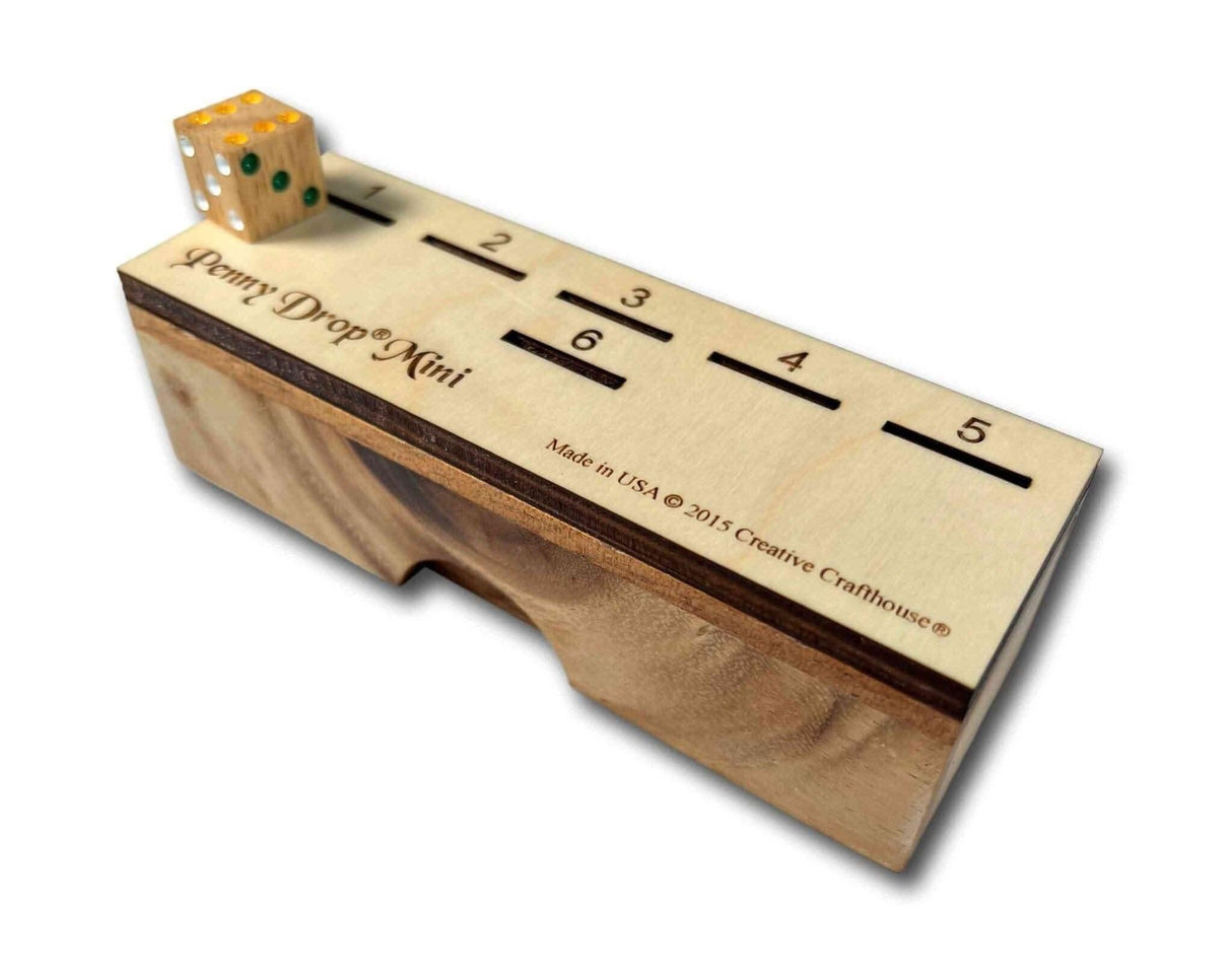 Travel Sized Penny Drop Game | Compact Portable Size of our Classic Family Game For All Ages | Play on the Go | Play with 2 or more players - Creative Crafthouse