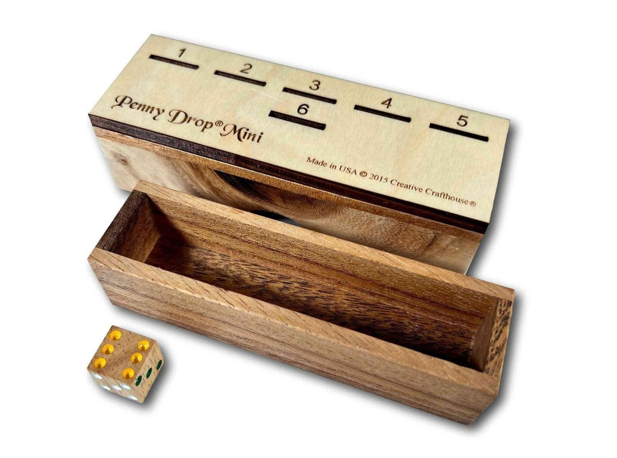 Travel Sized Penny Drop Game | Compact Portable Size of our Classic Family Game For All Ages | Play on the Go | Play with 2 or more players - Creative Crafthouse