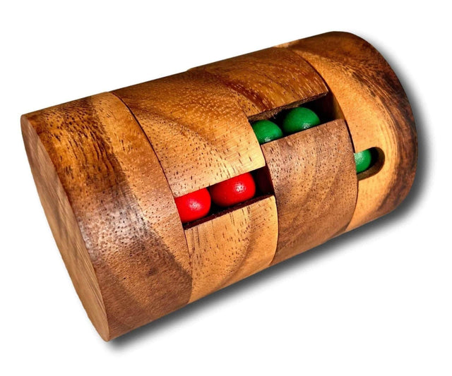 Twist and Shout - Handmade Puzzle for Smart Kids - Wooden Brain Teaser Puzzle Gift for Him - Creative Crafthouse