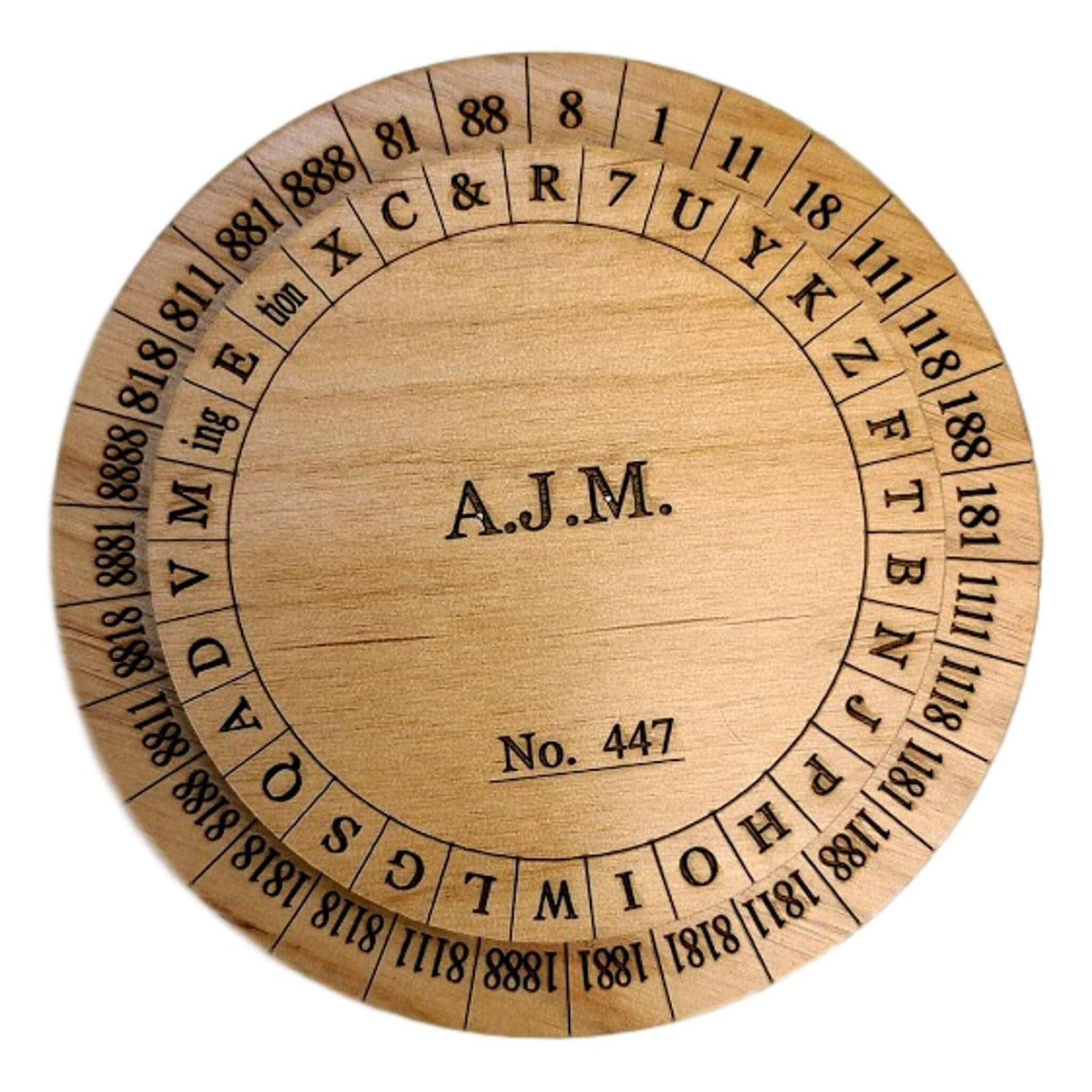 Union Army Cipher Disk – US Civil War Flag or Telegraph Encryption - Creative Crafthouse