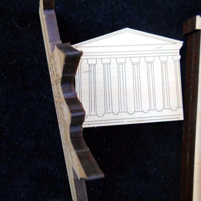 Washington DC Puzzle - artistic and challenging - can be personalized - Creative Crafthouse