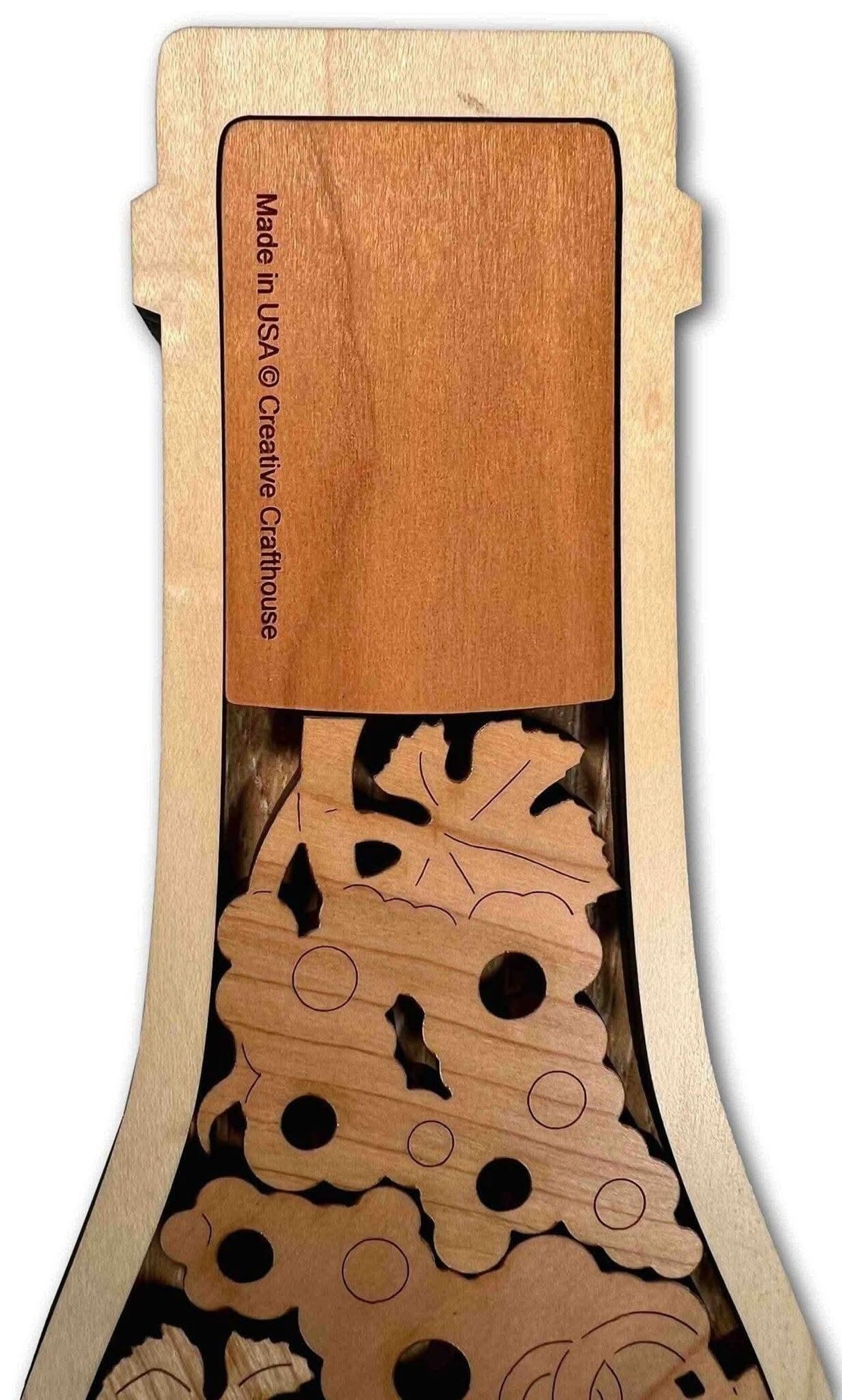 Wine Gift for Mom | Enophile's Challenge The Bottle of Fine Wine Wood Puzzle | Kitchen Decor - Creative Crafthouse