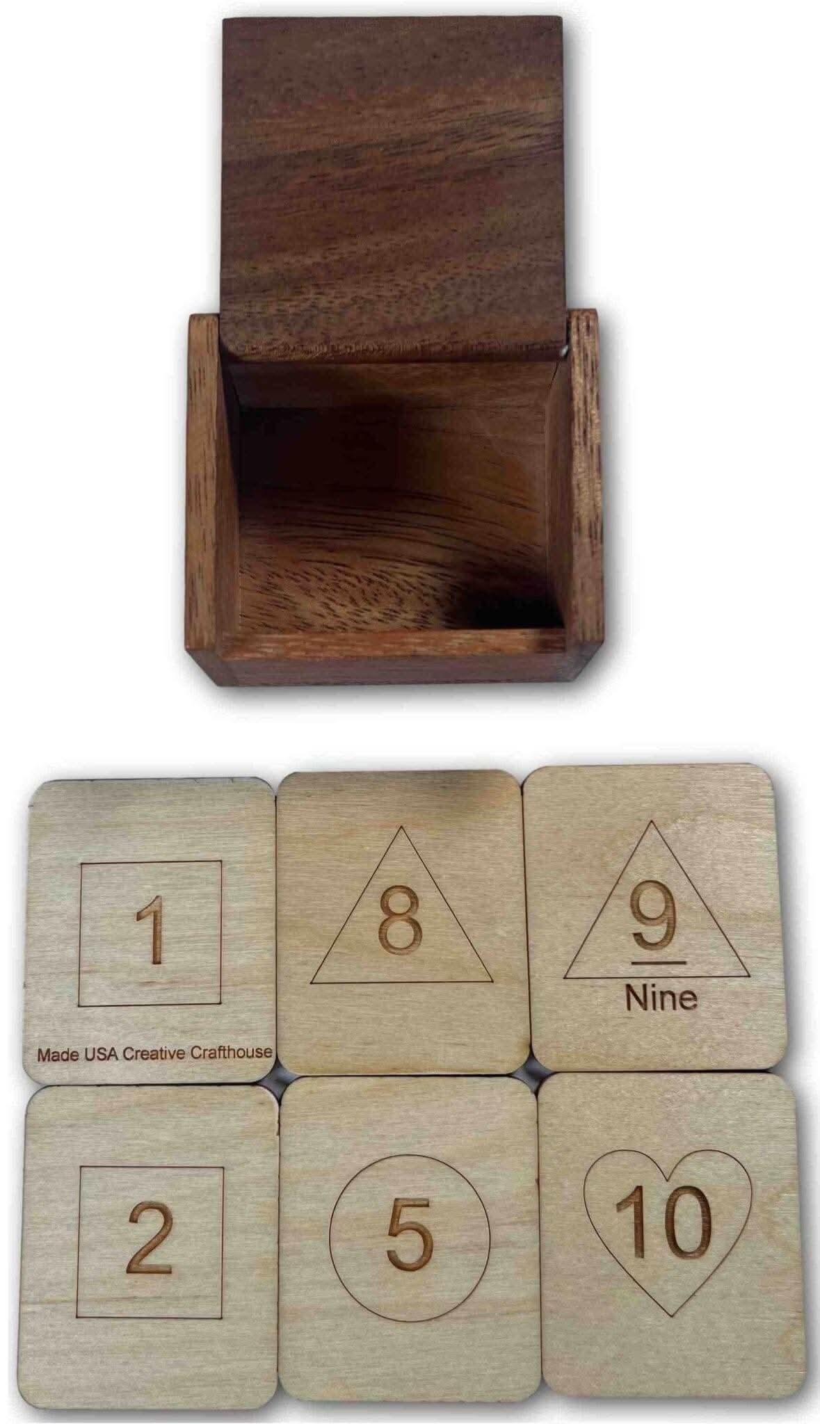 Wizard Magic Math Cards - Predict the Sum of the Hardwood Cards Chosen - Creative Crafthouse
