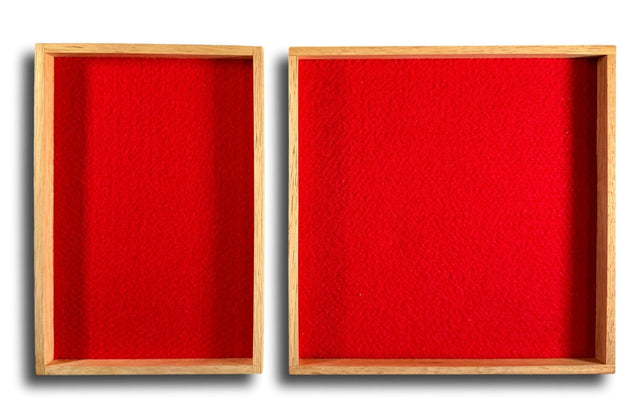 Wooden Game Trays | Felt Lined Puzzle Display - Creative Crafthouse