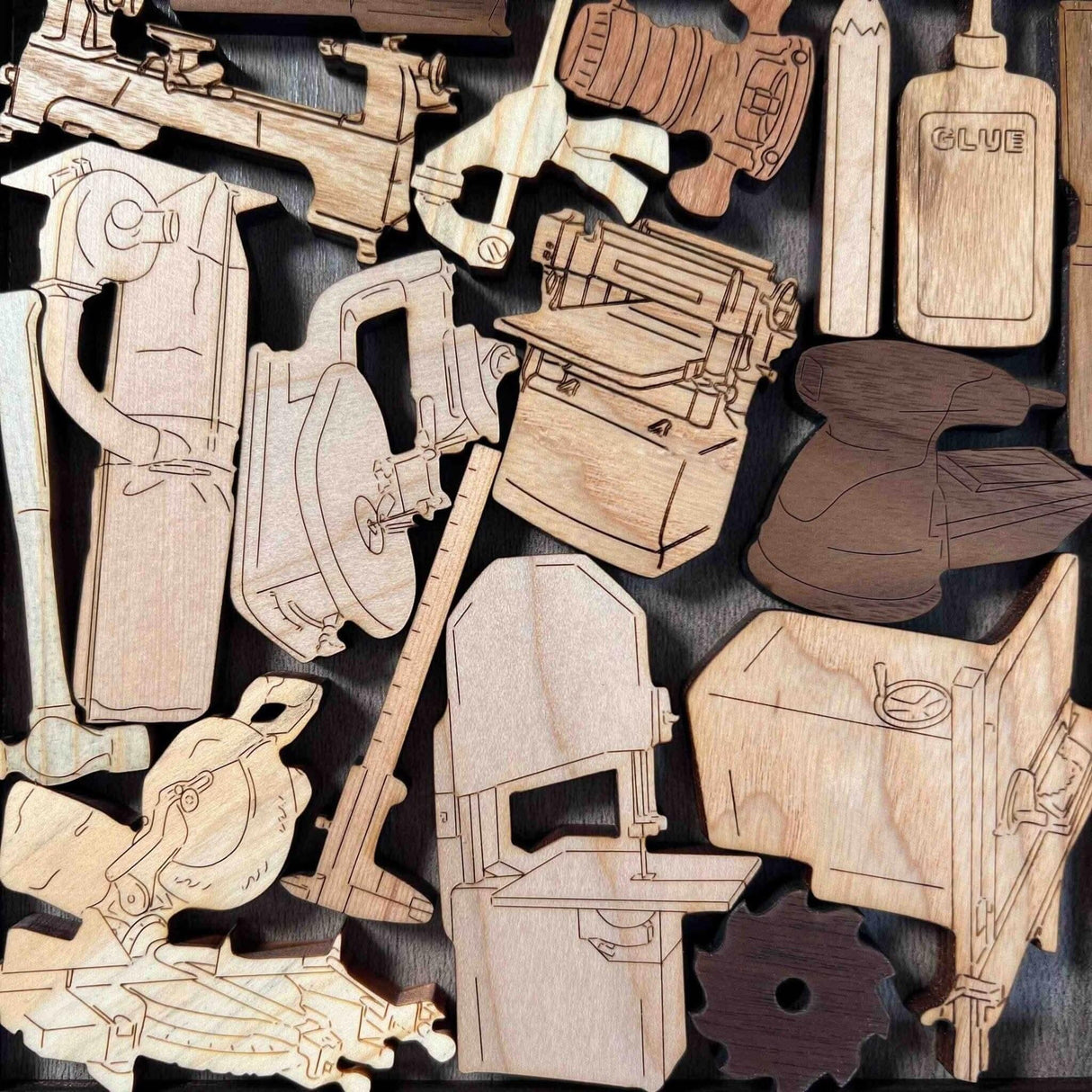 Woodworkers Challenge Puzzle - artistic and challenging - can be personalized - Creative Crafthouse