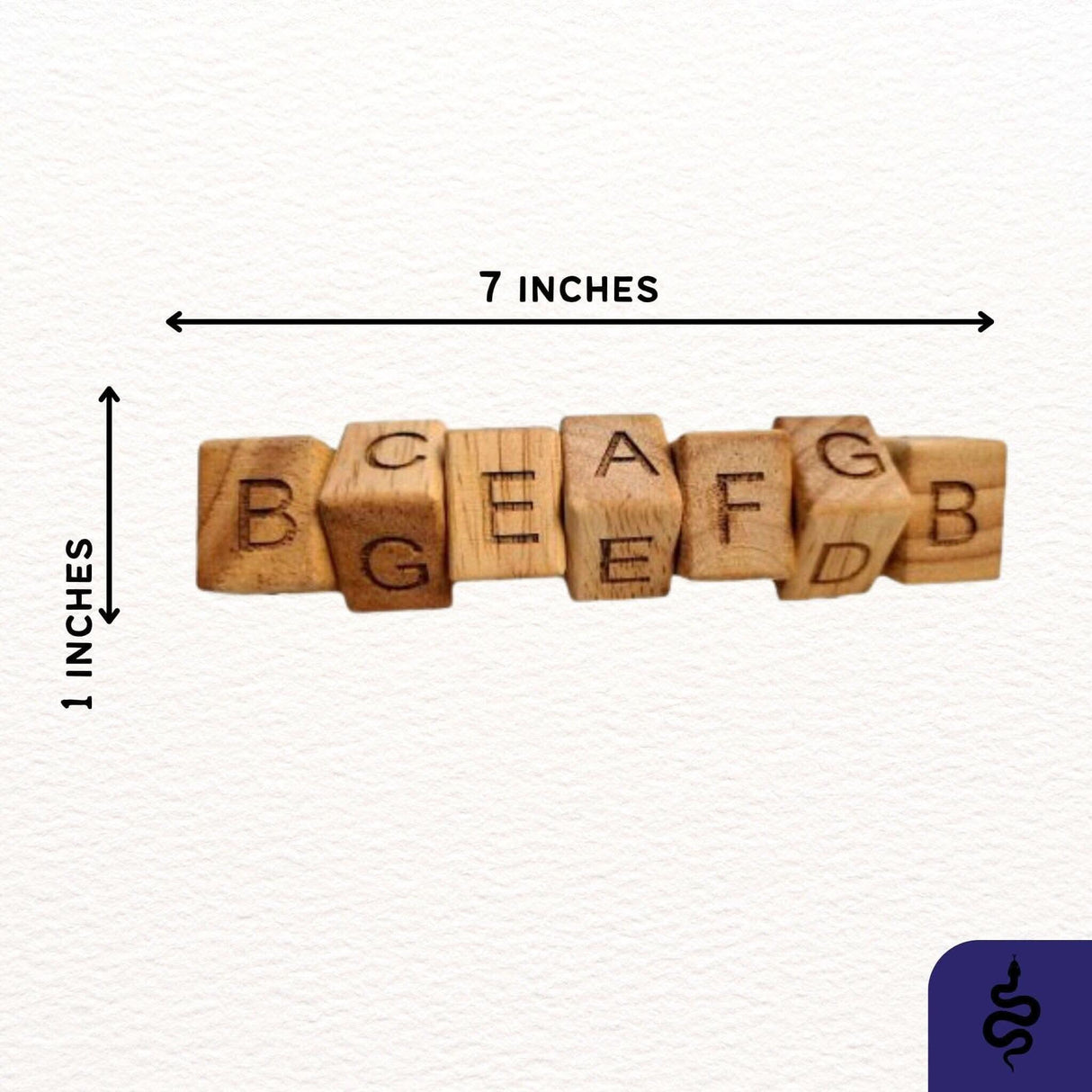 Word Snake 7 Wooden Brain Teaser - Pocket Sized Puzzle - Creative Crafthouse