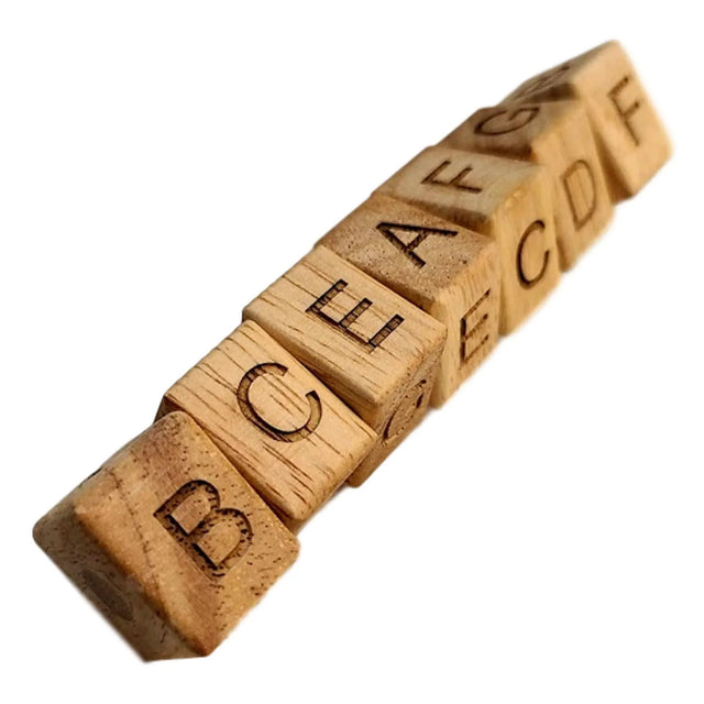 Word Snake 7 Wooden Brain Teaser - Pocket Sized Puzzle - Creative Crafthouse