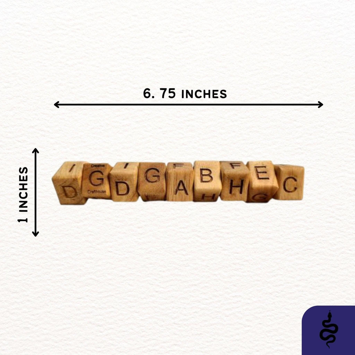 Word Snake 9 custom create your own wood puzzle - Creative Crafthouse