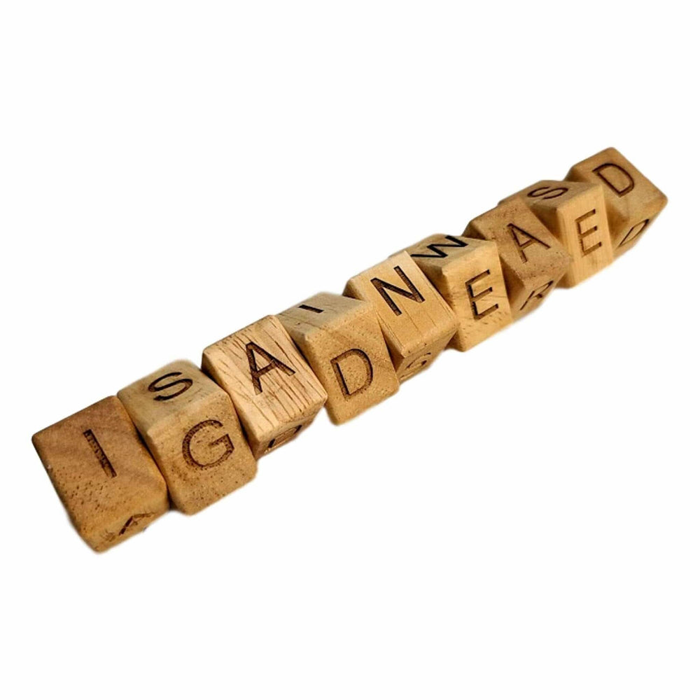 Word Snake 9 - wooden word puzzle - Creative Crafthouse