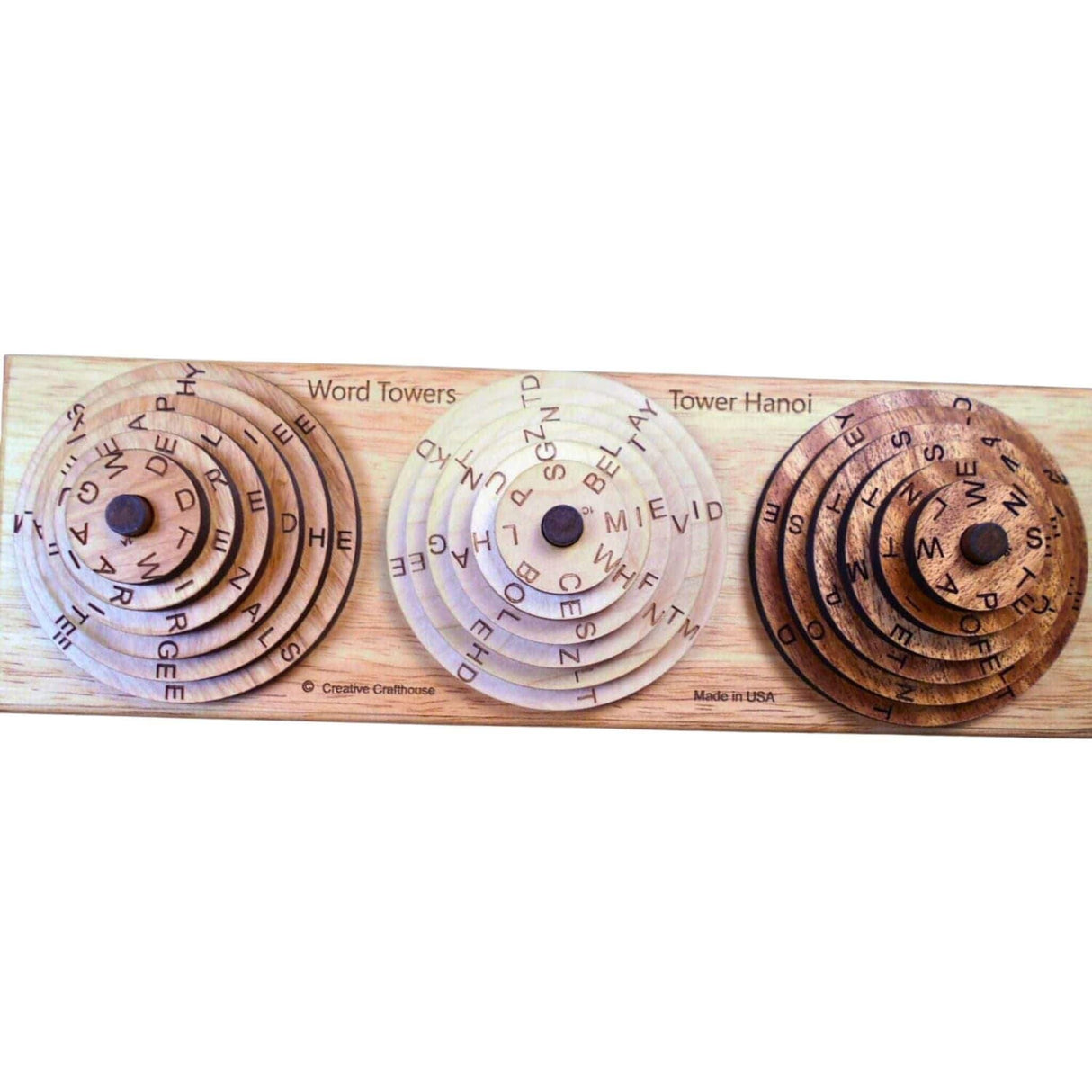 Word Towers & Towers of Hanoi – 6 Challenging Brain Teasers - Creative Crafthouse