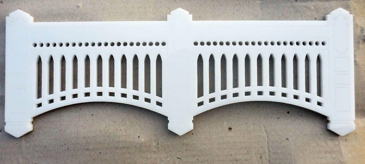 Yankee Stadium White Acrylic Facade 72 inch long x 7 inch height - 1/4 inch - Imagine This in Your Man Cave or Sports Room - Creative Crafthouse