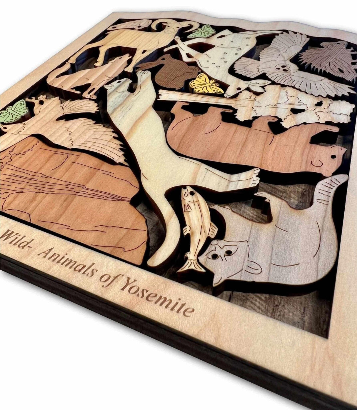 Yosemite Park Puzzle - Forever Wild - artistic and challenging - can be personalized - Creative Crafthouse