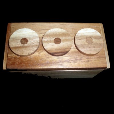 3 Wheel Combination Secret Lock Box