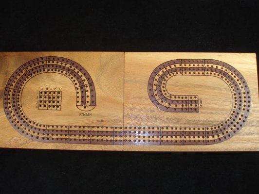 開封済未使用!クリベッジボード House of Cribbage社製 Amazon.com: House of Cribbage - 2 Track - Wooden Travel