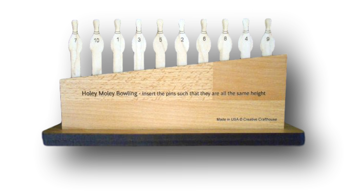 Holey Moley Premium - 10 Bowling Pins model