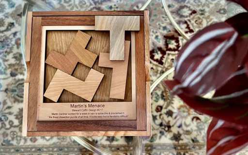 Martin's Menace Large Wood Brain Teaser Puzzle