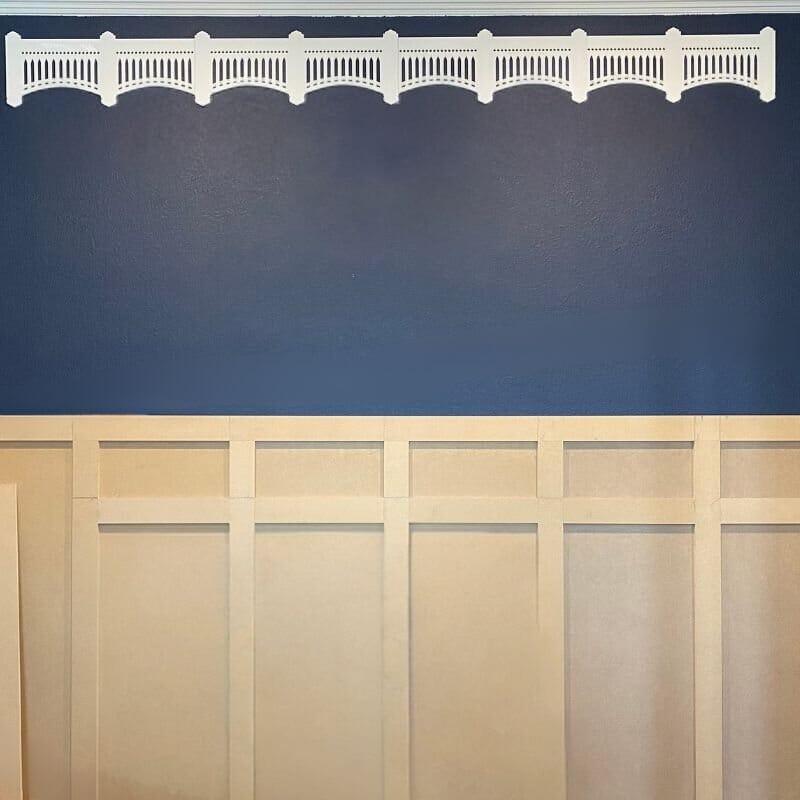 Wall Decor | Baseball Stadium Facade with Multiple Color Options - Creative Crafthouse