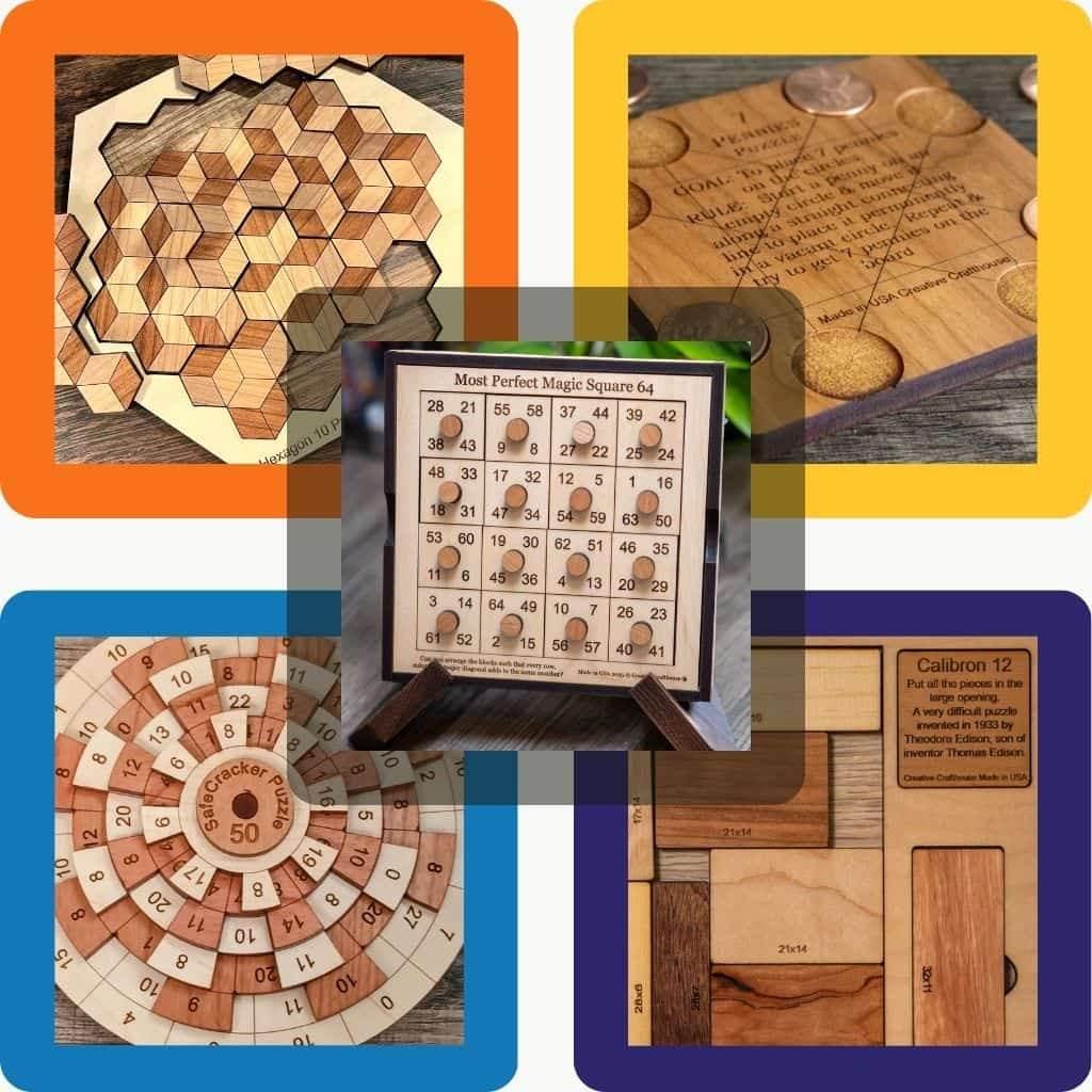 Wooden Puzzles by Difficulty Level | Creative Crafthouse