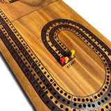 4 - Player Cribbage Board – Folding Wooden Game Board - Creative Crafthouse