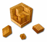 4D Puzzle – Geometric Wooden Brain Teaser - Creative Crafthouse