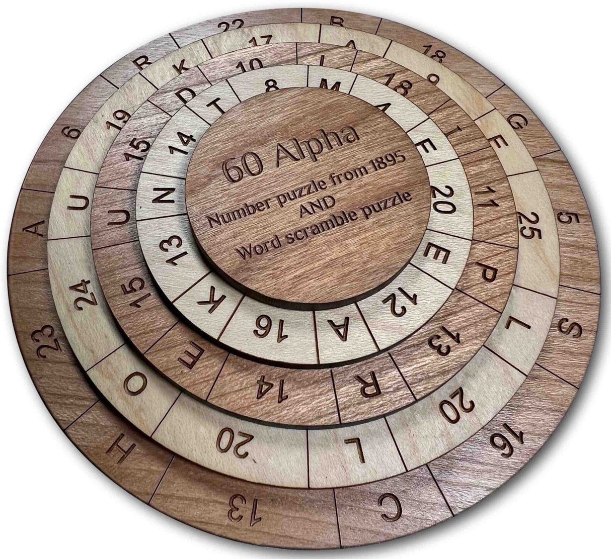 60 Alpha – Math Puzzle - Word Puzzle - Brain Teaser - Creative Crafthouse