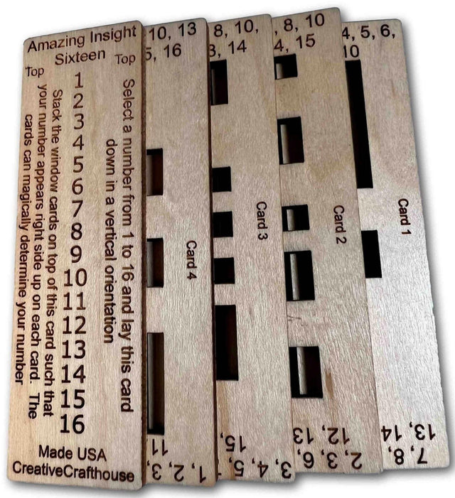 Amazing Insight 16 Math Magic Trick - Amaze Your Friends and Family - Creative Crafthouse