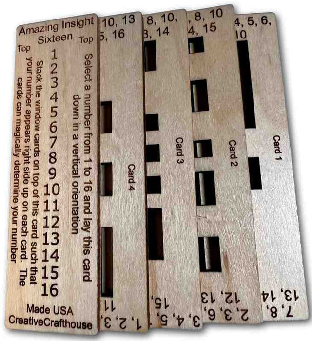 Amazing Insight Sixteen – The Mind - Reading Number Puzzle - Creative Crafthouse