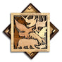 Animals of Alaska Wood Puzzle - artistic and challenging - can be personalized - Creative Crafthouse
