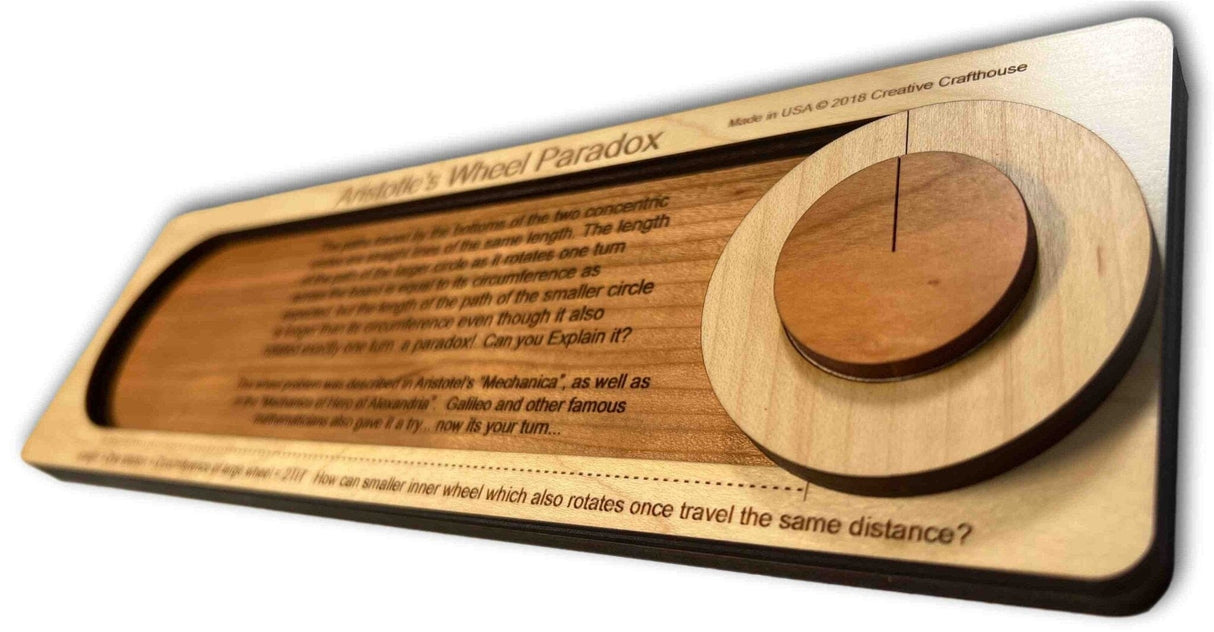 Aristotle's Wheel Paradox - Wooden Puzzle - Creative Crafthouse
