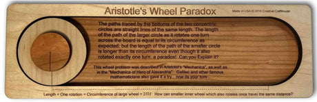 Aristotle's Wheel Paradox - Wooden Puzzle - Creative Crafthouse