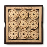 Around the Barn Puzzle | Wooden Edge Matching Brain Teaser - Creative Crafthouse