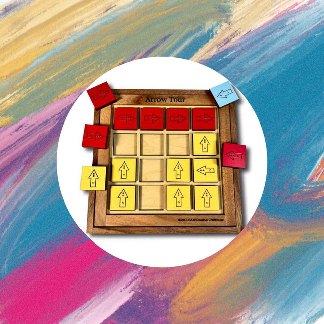 Arrow Tour Wood Logic Puzzle - Creative Crafthouse
