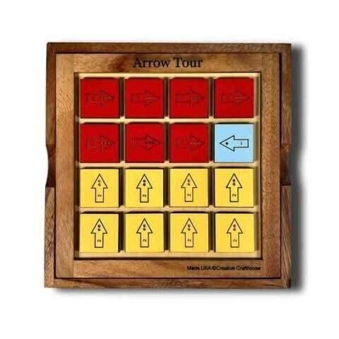 Arrow Tour Wood Logic Puzzle - Creative Crafthouse