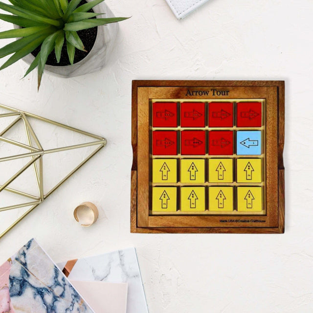 Arrow Tour Wood Logic Puzzle - Creative Crafthouse