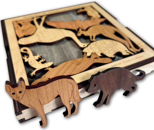Animals of Australia Puzzle - Can Be Personalized With A Laser Engraved Name or Message - Creative Crafthouse