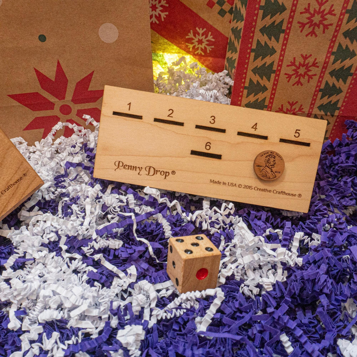 Authentic Penny Drop Games Christmas Gift Set for All Ages | Fun Family Game| Tabletop & Travel Edition | Gift for Family, Kids, Adults, - Creative Crafthouse