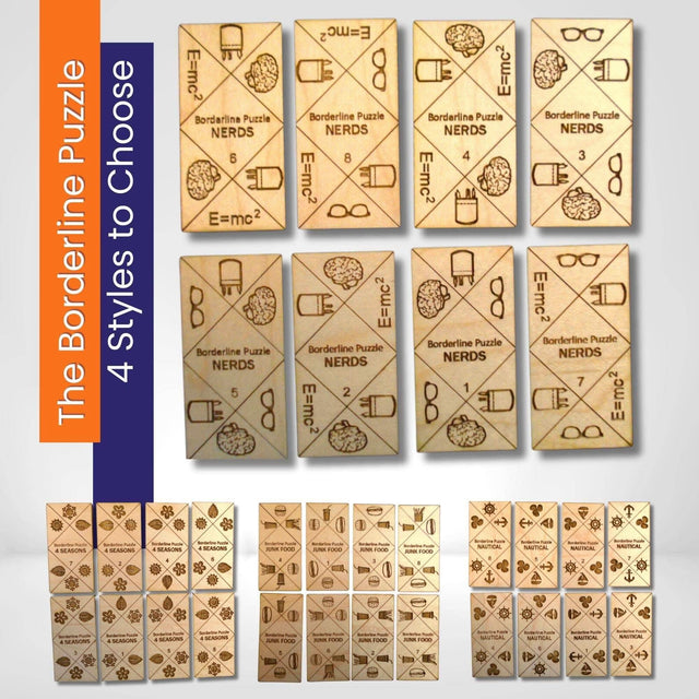 Borderline Puzzles – Wood Edge Matching Brain Teaser - Creative Crafthouse
