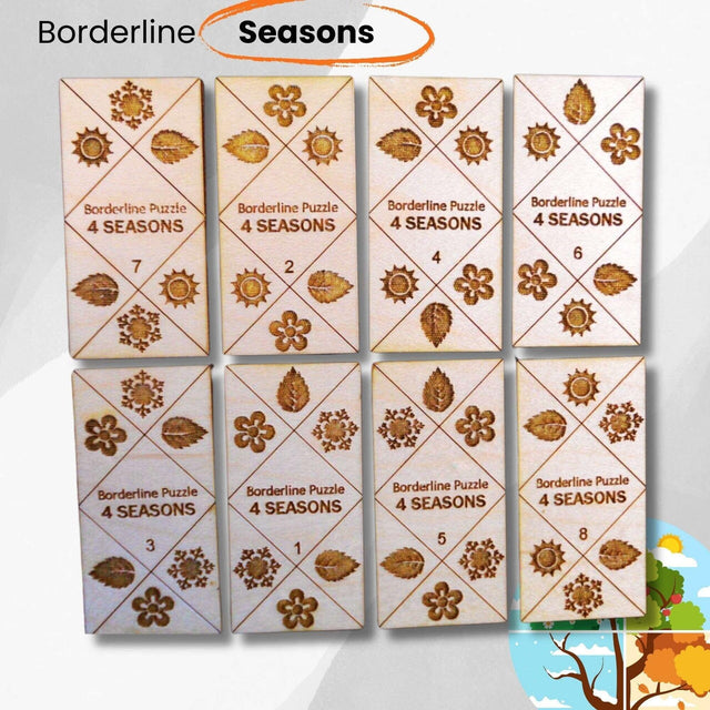 Borderline Puzzles – Wood Edge Matching Brain Teaser - Creative Crafthouse