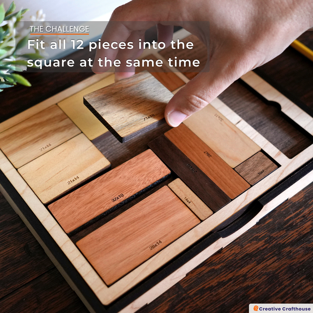Calibron 12 - Theodore Edison's 1933 Wooden Packing Puzzle