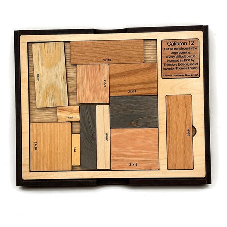 Calibron 12 | The 1933 Edison Puzzle That Still Beats Most People - Creative Crafthouse