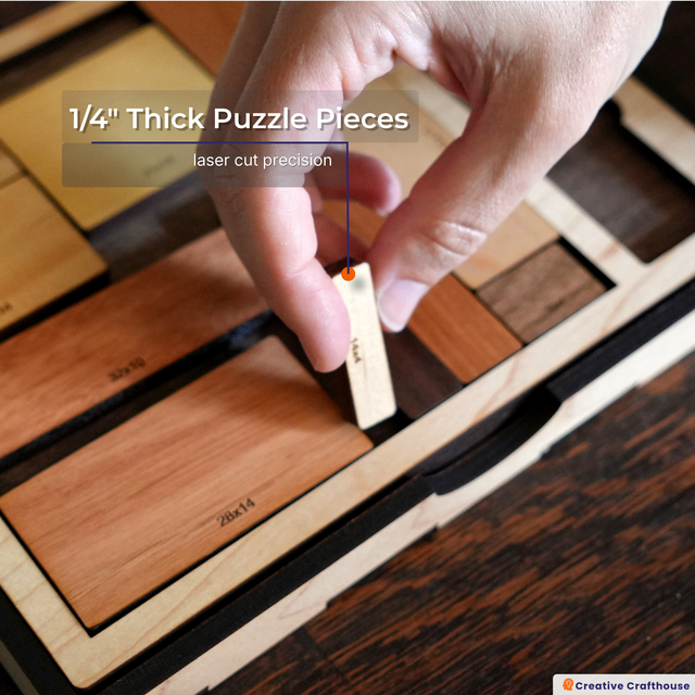 Calibron 12 - Theodore Edison's 1933 Wooden Packing Puzzle