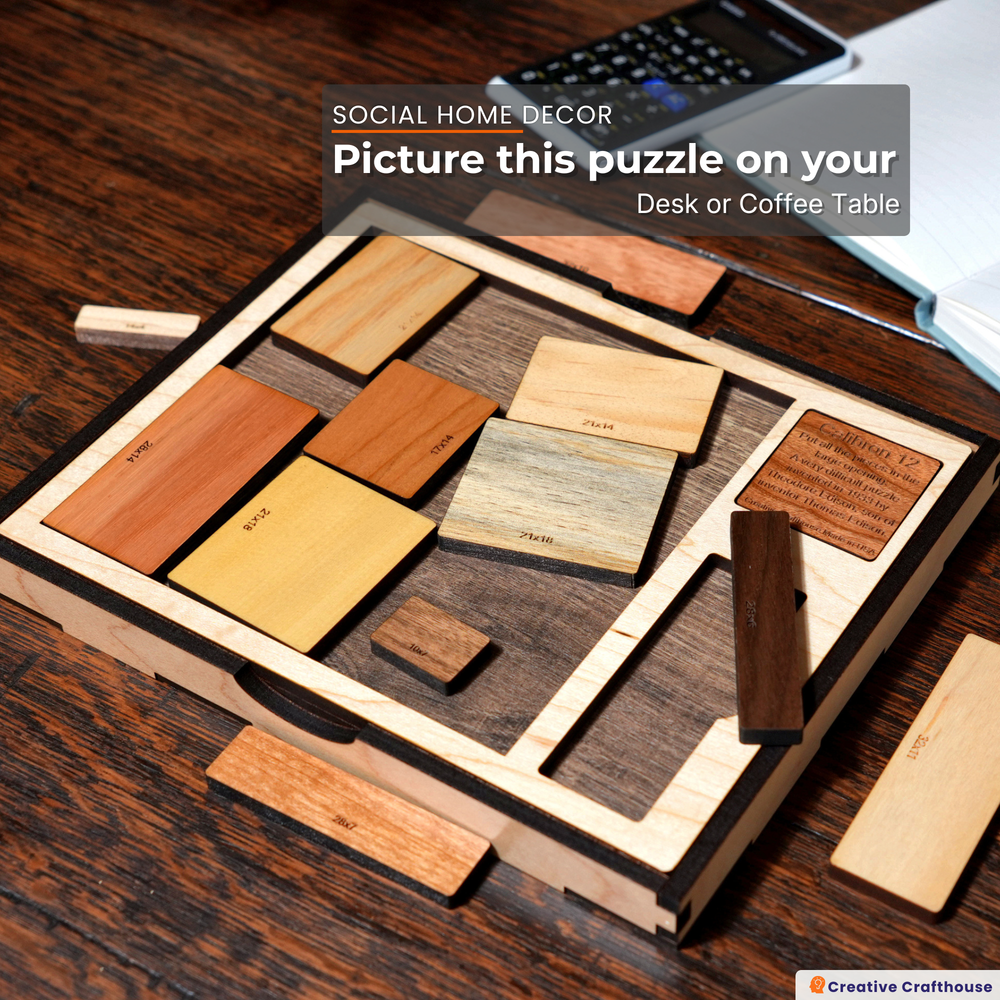 Calibron 12 - Theodore Edison's 1933 Wooden Packing Puzzle