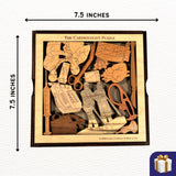 Cardiologist Wood Puzzle - Personalizable Thank You Gift - Challenging Brian Teaser - Creative Crafthouse