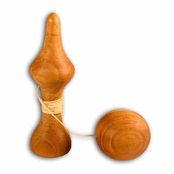 Champagne Ball – Wooden Skill Toy for Coordination & Precision - Creative Crafthouse