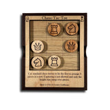 Chess - Tac - Toe Wooden Game – Chess Strategy Tic Tac Toe Board Game - Creative Crafthouse