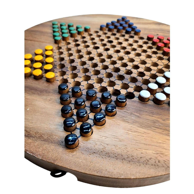 Chinese Checkers full size XL - Wood Chinese Checkers - Creative Crafthouse