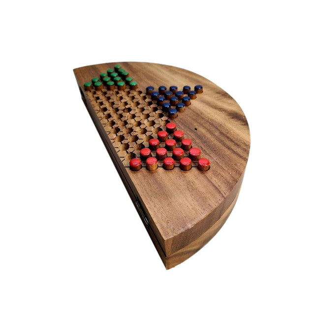 Chinese Checkers full size XL - Wood Chinese Checkers - Creative Crafthouse