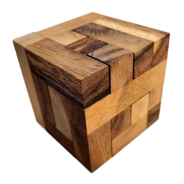 Christmas Gift for People Who Love Impossible Puzzles for Adults | Level 10 out of 10 Difficulty | The Century Cube | 6 Piece Brain Teaser - Creative Crafthouse