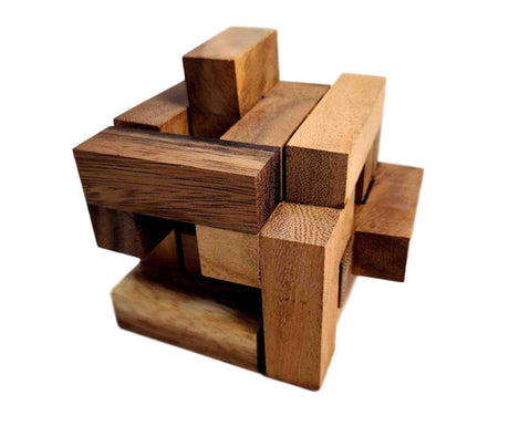 Christmas Gift for People Who Love Impossible Puzzles for Adults | Level 10 out of 10 Difficulty | The Century Cube | 6 Piece Brain Teaser - Creative Crafthouse