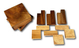 Christmas Gift for Smart Kids - Cover Up Wooden Puzzle - Wood Brain Teaser Gifts for Boys & Girls - Creative Crafthouse